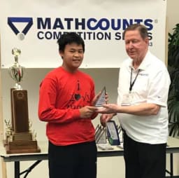 Quest Student Takes 1st Place out of 160 Competitors in Math Competition