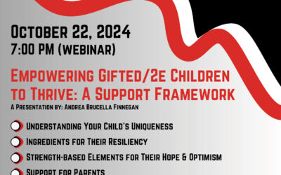 Parent Education Series – Empowering Gifted/2E Children to Thrive